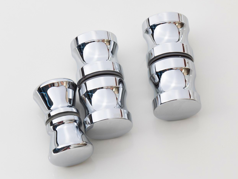 Okrągły uchwyt z tworzywa sztucznego do szklanych drzwi łazienkowych 1H Okrągły uchwyt z tworzywa sztucznego do szklanych drzwi łazienkowych 1H