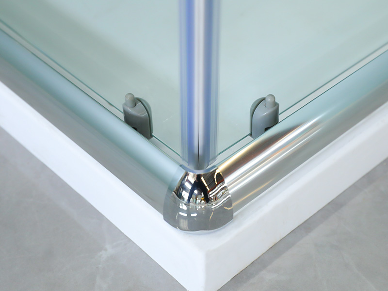 Kabina prysznicowa przesuwna SQ z podwójnymi otworami i kwadratową ramą Kabina prysznicowa przesuwna SQ z podwójnymi otworami i kwadratową ramą