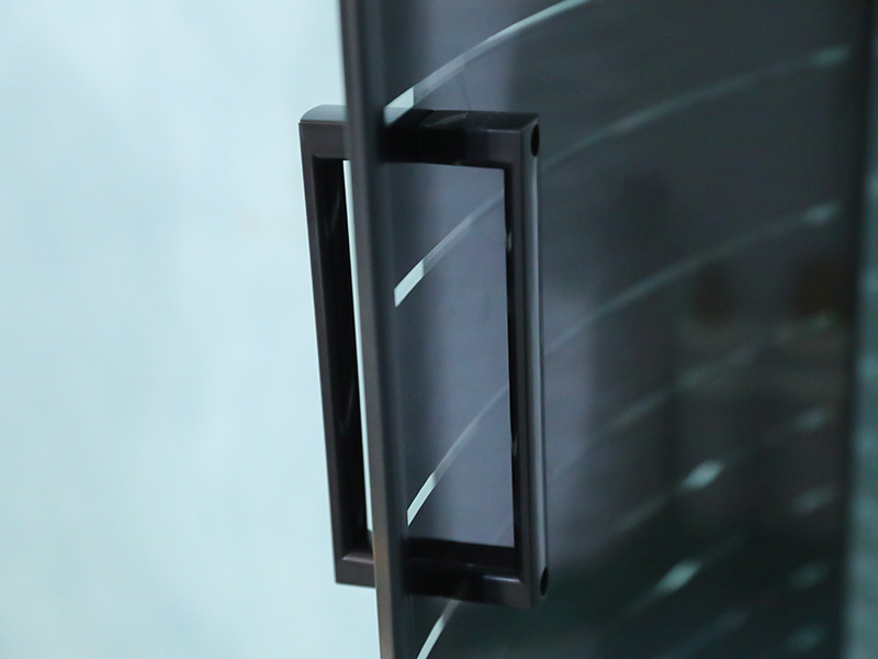 SE Czarna aluminiowa rama, przesuwna kabina prysznicowa ze szkła hartowanego SE Czarna aluminiowa rama, przesuwna kabina prysznicowa ze szkła hartowanego