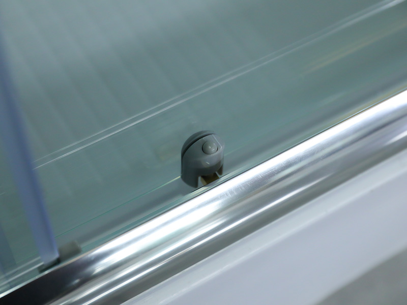 RE Chrome Aluminiowa rama Kwadratowa przesuwna kabina prysznicowa ze szkła hartowanego z tacą RE Chrome Aluminiowa rama Kwadratowa przesuwna kabina prysznicowa ze szkła hartowanego z tacą