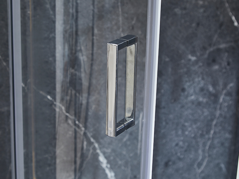 Przesuwna kabina prysznicowa z profilu aluminiowego SE Chrome do łazienki Przesuwna kabina prysznicowa z profilu aluminiowego SE Chrome do łazienki