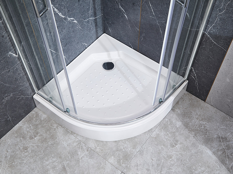 Przesuwna kabina prysznicowa z profilu aluminiowego SE Chrome do łazienki Przesuwna kabina prysznicowa z profilu aluminiowego SE Chrome do łazienki