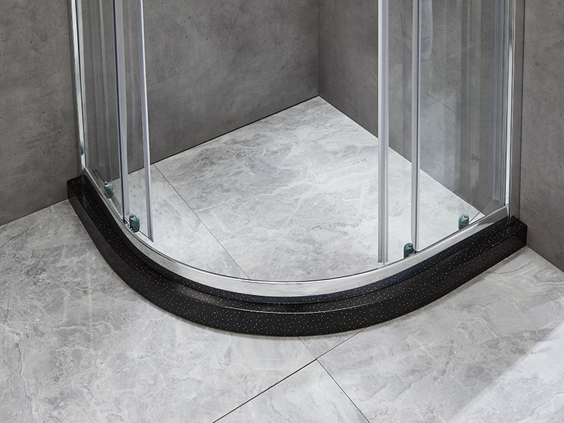 Kabina prysznicowa przesuwna SE, przezroczyste szkło hartowane, profil aluminiowy chromowany, uchwyt z podwójnymi otworami, bez brodzika Kabina prysznicowa przesuwna SE, przezroczyste szkło hartowane, profil aluminiowy chromowany, uchwyt z podwójnymi otworami, bez brodzika