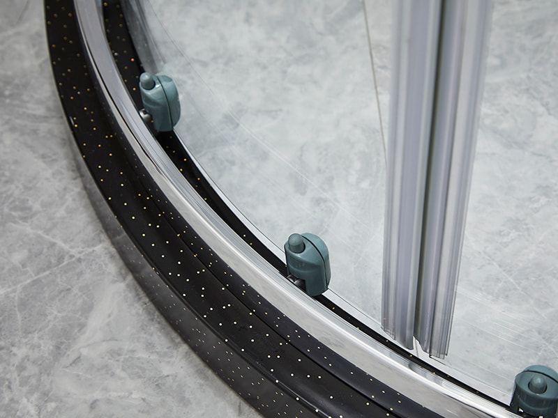 Kabina prysznicowa przesuwna SE, przezroczyste szkło hartowane, profil aluminiowy chromowany, uchwyt z podwójnymi otworami, bez brodzika Kabina prysznicowa przesuwna SE, przezroczyste szkło hartowane, profil aluminiowy chromowany, uchwyt z podwójnymi otworami, bez brodzika