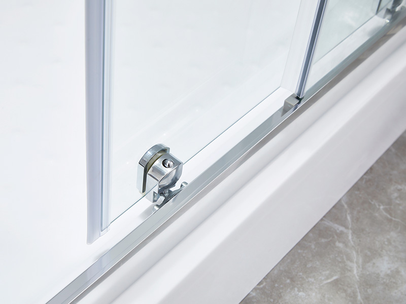 Kabina prysznicowa przesuwna SQ z przezroczystego szkła hartowanego, z tacą Kabina prysznicowa przesuwna SQ z przezroczystego szkła hartowanego, z tacą