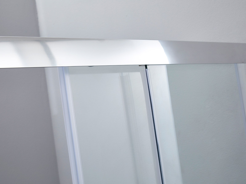 Kabina prysznicowa przesuwna SQ z przezroczystego szkła hartowanego, z tacą Kabina prysznicowa przesuwna SQ z przezroczystego szkła hartowanego, z tacą