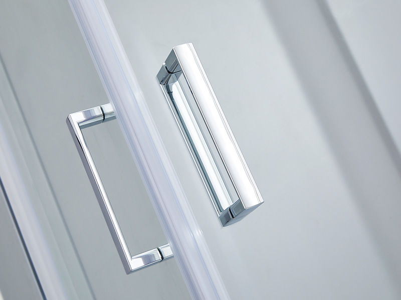 Kabina prysznicowa przesuwna SQ z przezroczystego szkła hartowanego, z tacą Kabina prysznicowa przesuwna SQ z przezroczystego szkła hartowanego, z tacą